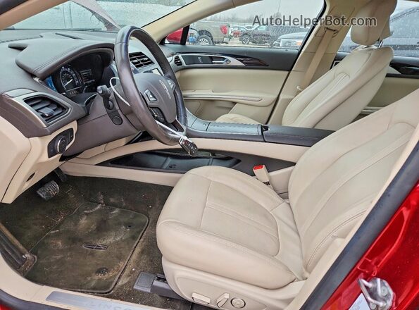 3LN6L2LU7GR620748 2016 LINCOLN MKZ Red Սալոնի դիմացի տեսք