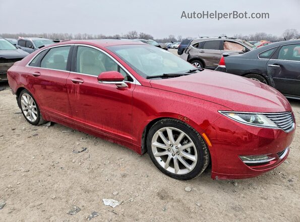 3LN6L2LU7GR620748 2016 LINCOLN MKZ Red Առջևի աջ