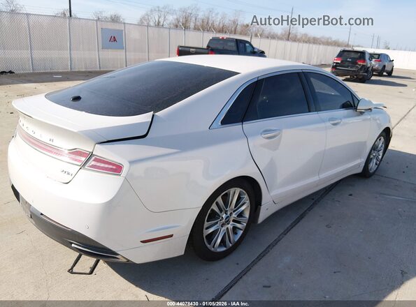 3LN6L2LU8GR632651 2016 LINCOLN MKZ HYBRID Белый Задняя правая четверть