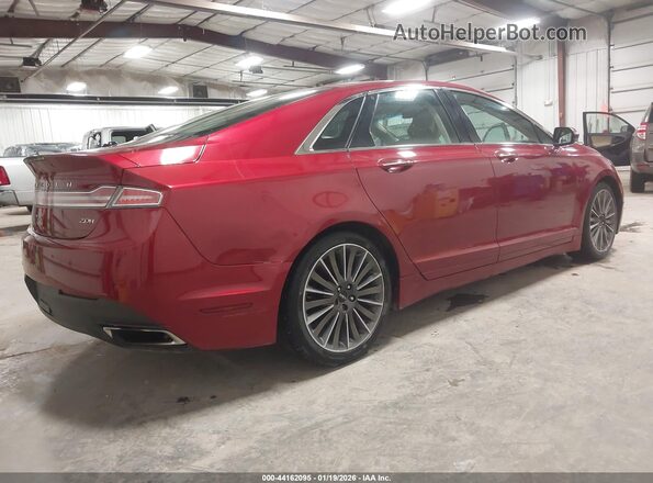 3LN6L2LU9GR603675 2016 LINCOLN MKZ HYBRID Красный Задняя правая четверть