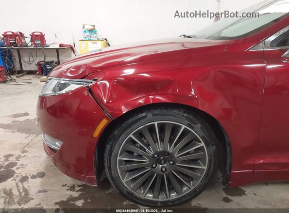 3LN6L2LU9GR603675 2016 LINCOLN MKZ HYBRID Красный Вид спереди