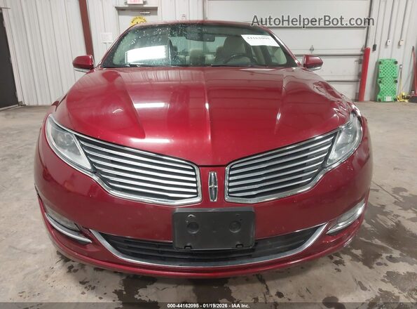 3LN6L2LU9GR603675 2016 LINCOLN MKZ HYBRID Красный Вид задней части салона
