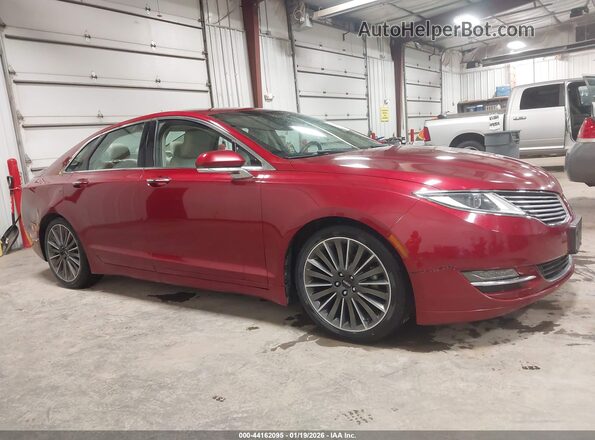3LN6L2LU9GR603675 2016 LINCOLN MKZ HYBRID Красный Панорамный вид салона 360°