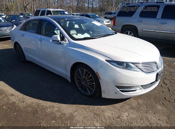3LN6L2LU9GR603711 2016 LINCOLN MKZ HYBRID Белый Передняя правая четверть
