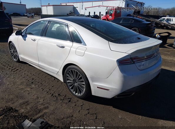 3LN6L2LU9GR603711 2016 LINCOLN MKZ HYBRID Белый Задняя левая четверть