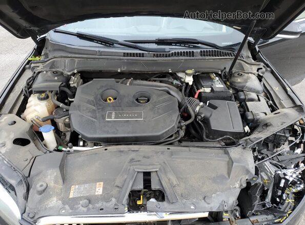 3LN6L5F95JR614608 2018 LINCOLN MKZ Черный Вид задней части салона