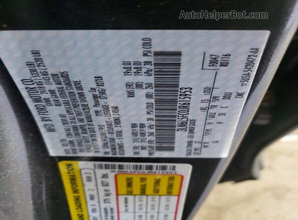 3LN6L5FC0JR615953 2018 LINCOLN MKZ Silver Widok komory silnika