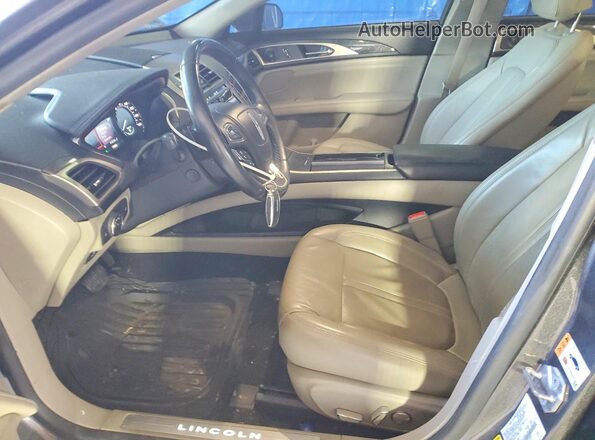 3LN6L5FC0JR615953 2018 LINCOLN MKZ Silver Widok wnętrza z przodu