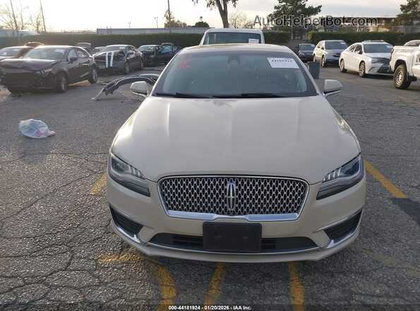 3LN6L5LU0JR628148 2018 LINCOLN MKZ HYBRID Бежевый Вид задней части салона