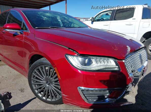 3LN6L5MU0HR654841 2017 LINCOLN MKZ HYBRID Красный Вид спереди