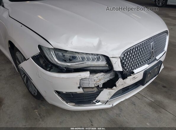 3LN6L5MU2HR601512 2017 LINCOLN MKZ HYBRID White Front view