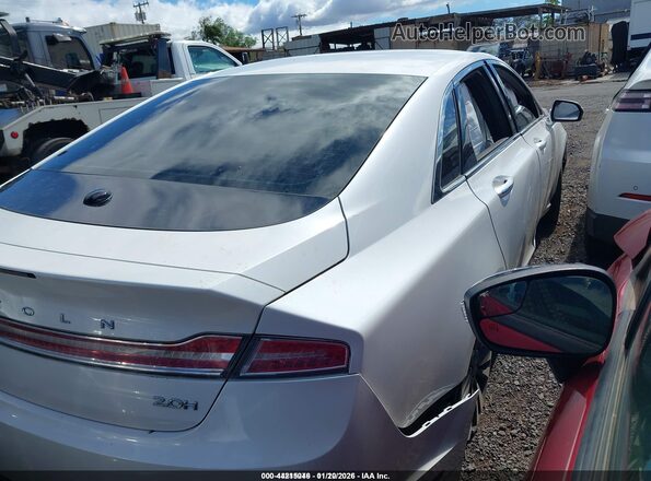 3LN6L5MU7HR630357 2017 LINCOLN MKZ HYBRID Белый Задняя правая четверть