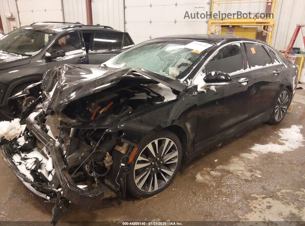 3LN6L5MU8JR611533 2018 LINCOLN MKZ HYBRID Черный Передняя левая четверть