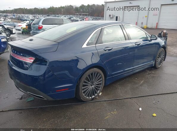 3LN6L5MUXJR619763 2018 LINCOLN MKZ HYBRID Синий Задняя правая четверть
