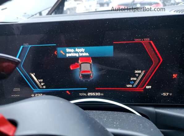 3MF13DM05R8E77875 2024 BMW M2 Черный Вид щитка приборов