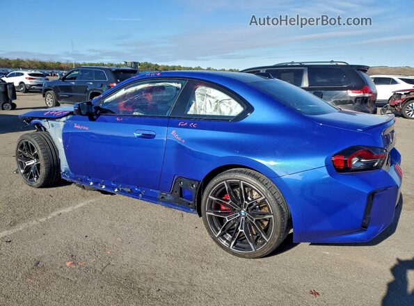 3MF23DM06S8F69961 2025 BMW M2 Blue Trasero izquierdo