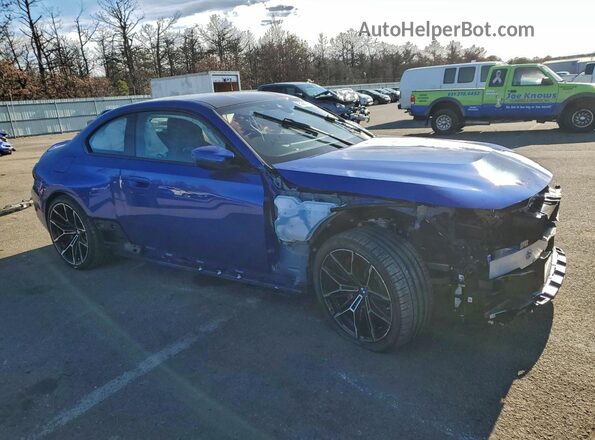 3MF23DM06S8F69961 2025 BMW M2 Blue Delantero derecho