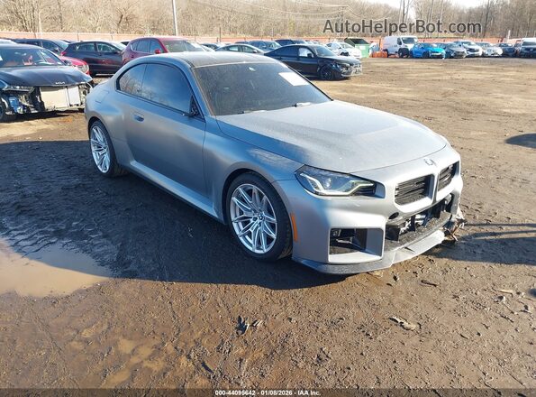 3MF23DM07S8F66079 2025 BMW M2 Gray Przód prawy