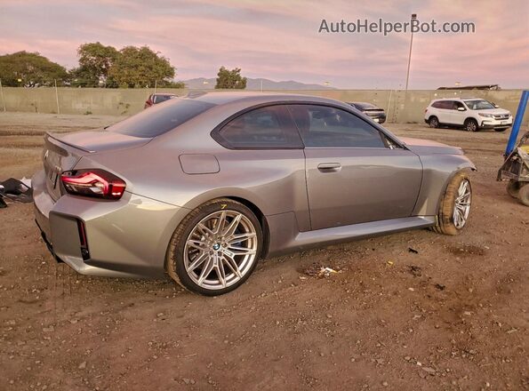 3MF23DM08S8F80816 2025 BMW M2 Gray Rear right