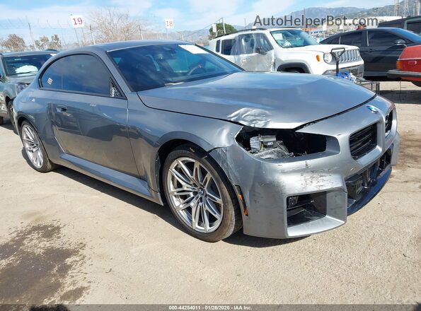 3MF23DM08S8F80816 2025 BMW M2 Gray Delantero derecho