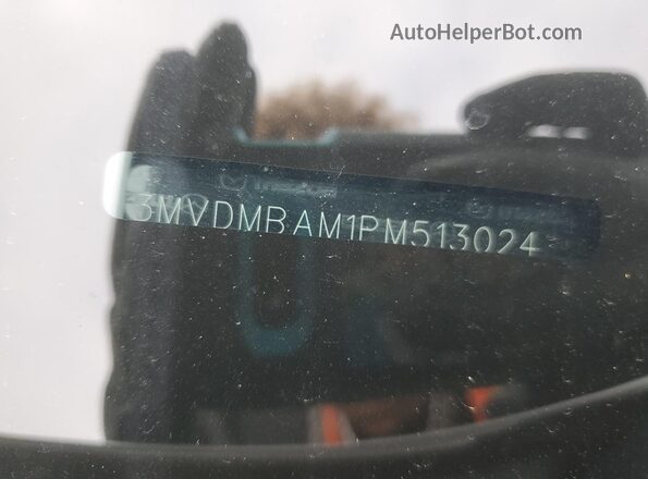 3MVDMBAM1PM513024 2023 MAZDA CX-30 White VIN კოდის სტიკერის ხედი