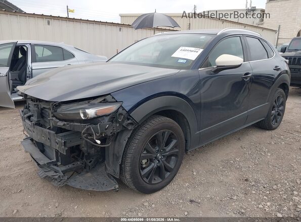 3MVDMBAY2MM231912 2021 MAZDA CX-30 Синий Передняя левая четверть