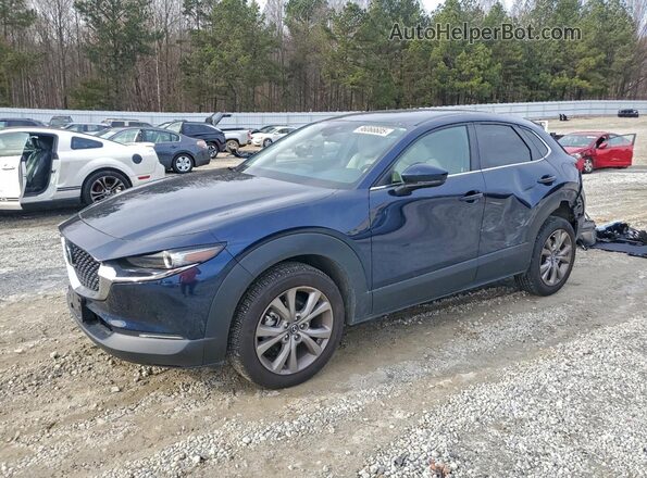 3MVDMBCL8LM129787 2020 MAZDA CX-30 Синий Передняя левая четверть
