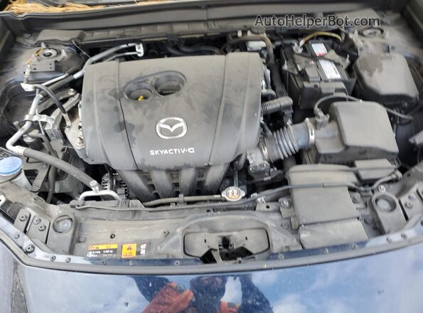3MVDMBCLXMM263654 2021 MAZDA CX-30 Blue Rear interior view