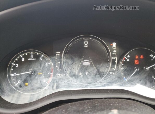 3MVDMBCLXMM263654 2021 MAZDA CX-30 Blue Instrument cluster view