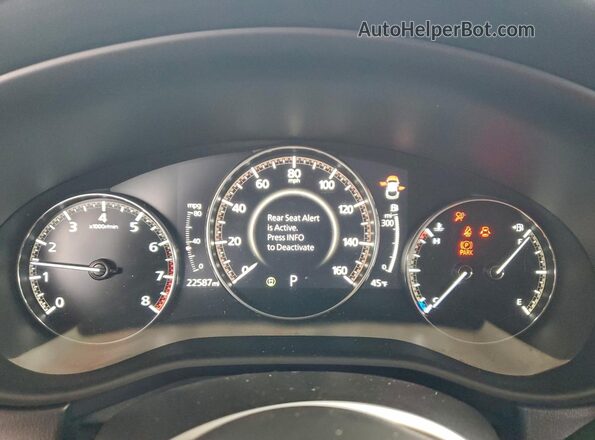 3MVDMBCM3SM776850 2025 MAZDA CX-30 Red Вид щитка приладів