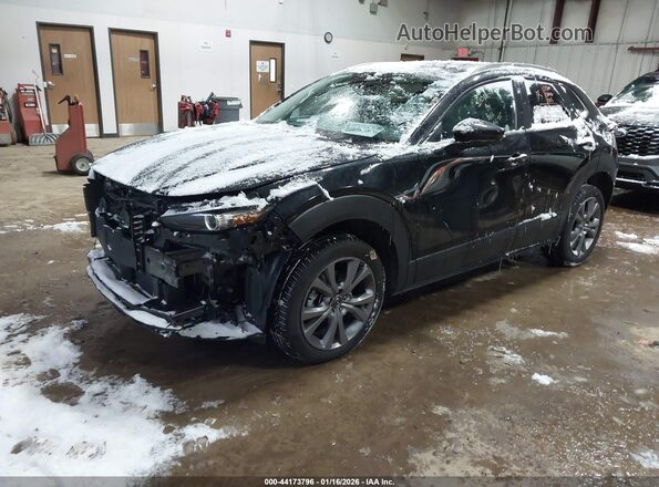 3MVDMBCM6SM812885 2025 MAZDA CX-30 Black წინა მარცხენა ხედი სამი მეოთხედიდან