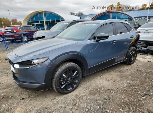 3MVDMBCM7RM694114 2024 MAZDA CX-30 Синий Передняя левая четверть