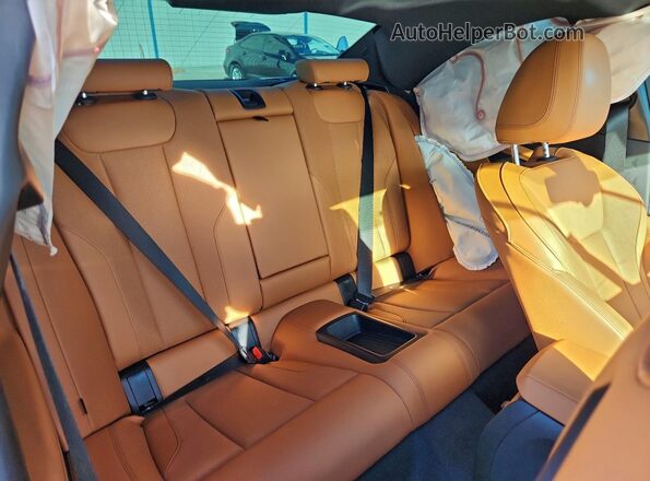 3MW43CM08P8D28347 2023 BMW M2 White Rear seats view