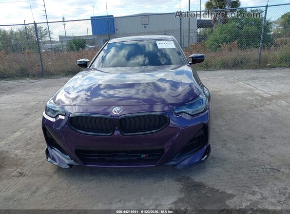 3MW43CM0XP8C98462 2023 BMW M2 Фиолетовый Вид щитка приборов