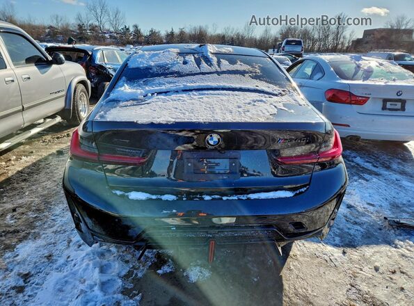 3MW49FF08P8D39507 2023 BMW M3 Black Widok z tyłu