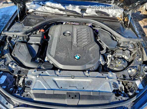 3MW49FF08P8D39507 2023 BMW M3 Black Widok wnętrza z tyłu