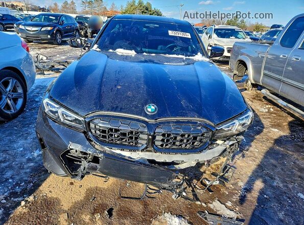 3MW49FF08P8D39507 2023 BMW M3 Black Widok z przodu