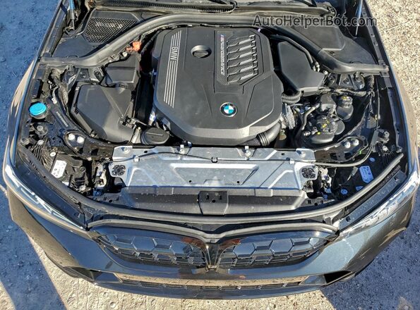 3MW49FF0XR8D98688 2024 BMW M3 Black Widok wnętrza z tyłu