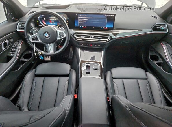 3MW49FS01R8D81560 2024 BMW M3 Gray Widok deski rozdzielczej