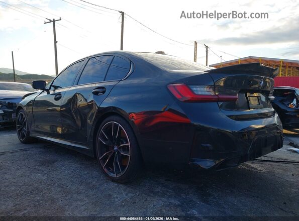 3MW49FS01R8E31051 2024 BMW M3 Черный Задняя левая четверть