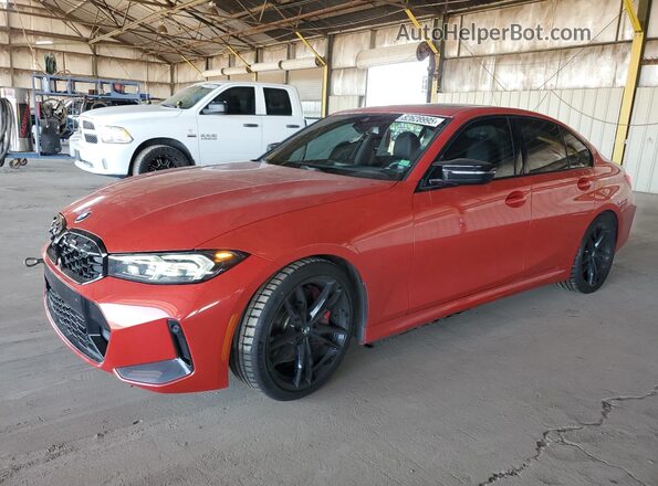 3MW49FS03P8D04220 2023 BMW M3 Red Przód lewy