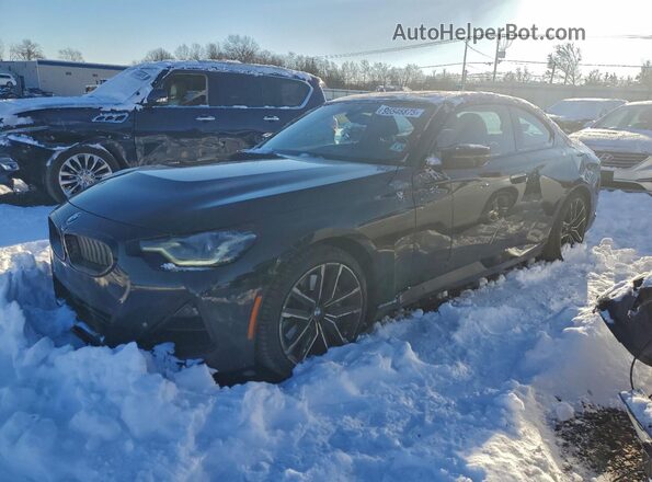 3MW53CM02R8E45963 2024 BMW M2 Черный Передняя левая четверть
