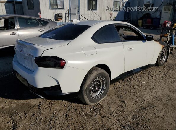 3MW53CM05N8C76659 2022 BMW M2 Белый Задняя правая четверть