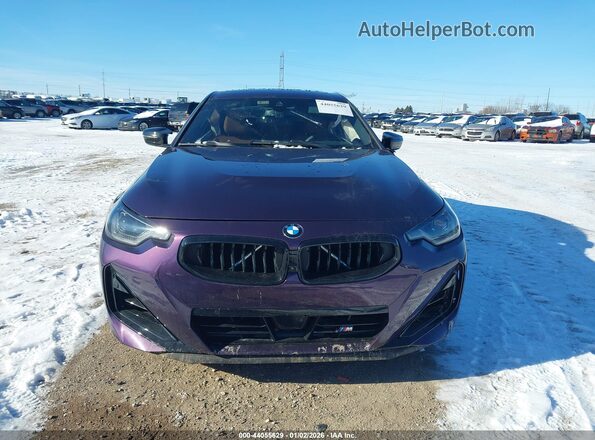 3MW53CM08T8F92716 2026 BMW M2 Фиолетовый Вид щитка приборов