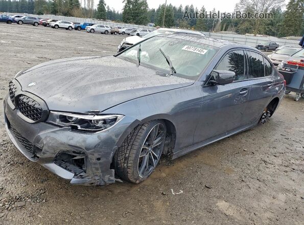 3MW5U7J00N8C47238 2022 BMW M3 Серый Передняя левая четверть