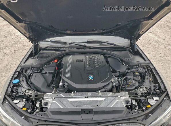 3MW5U9J01M8C17871 2021 BMW M3 Черный Вид задней части салона