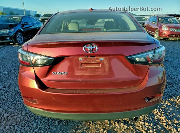3MYDLBYV2LY711960 2020 TOYOTA YARIS Красный Вид сзади