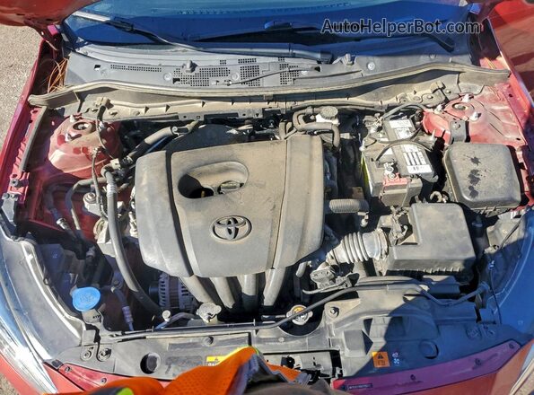 3MYDLBYV6KY515132 2019 TOYOTA YARIS Темно-бордовый Вид задней части салона