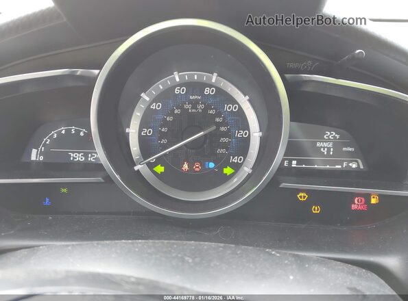 3MYDLBYV7HY181850 2017 TOYOTA YARIS IA Gray Vista de los asientos traseros