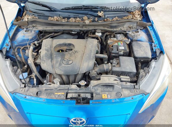 3MYDLBYV8JY320387 2018 TOYOTA YARIS IA Blue Widok z tyłu